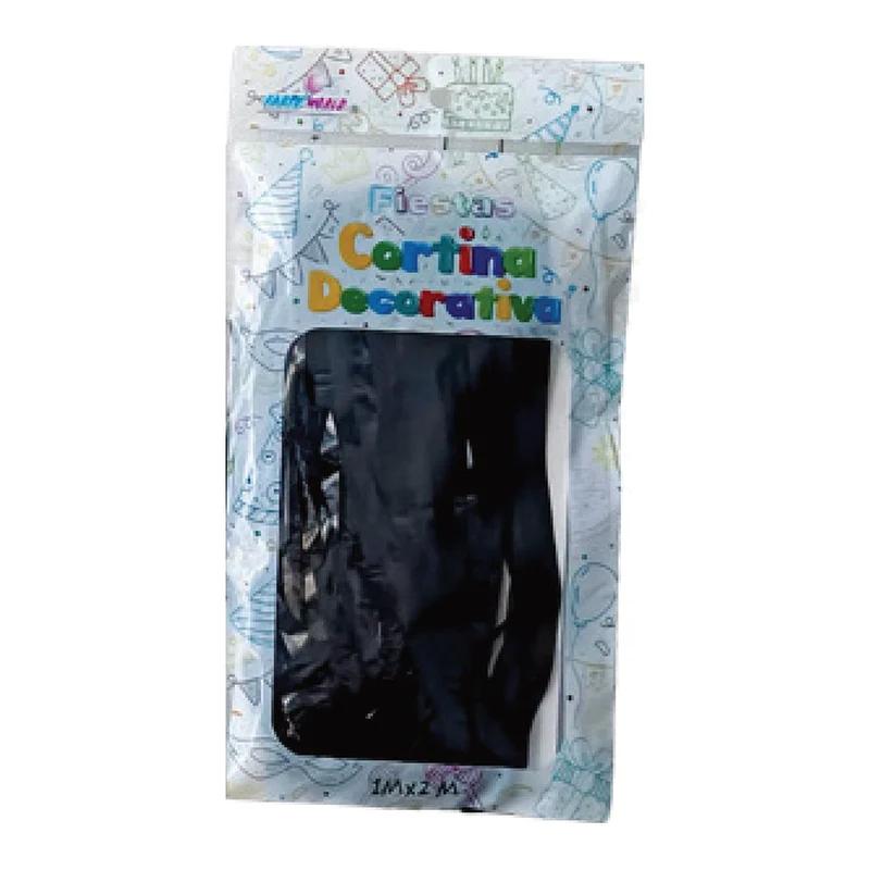 Cortina metálica de tiras Negro