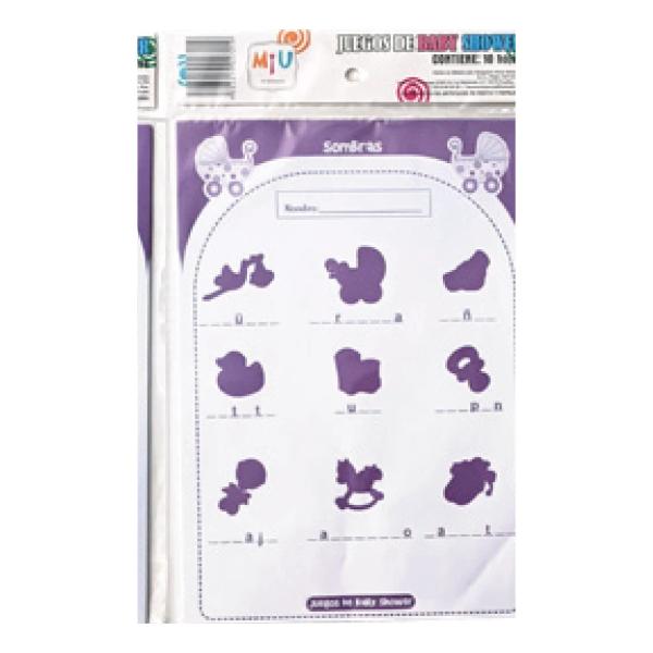 Juego de Baby Shower: Sombras