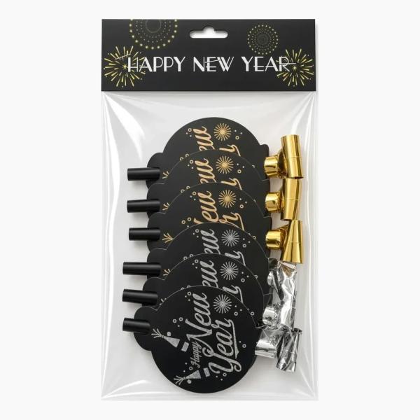 6 Espanta Suegra Silbatos Happy New Year