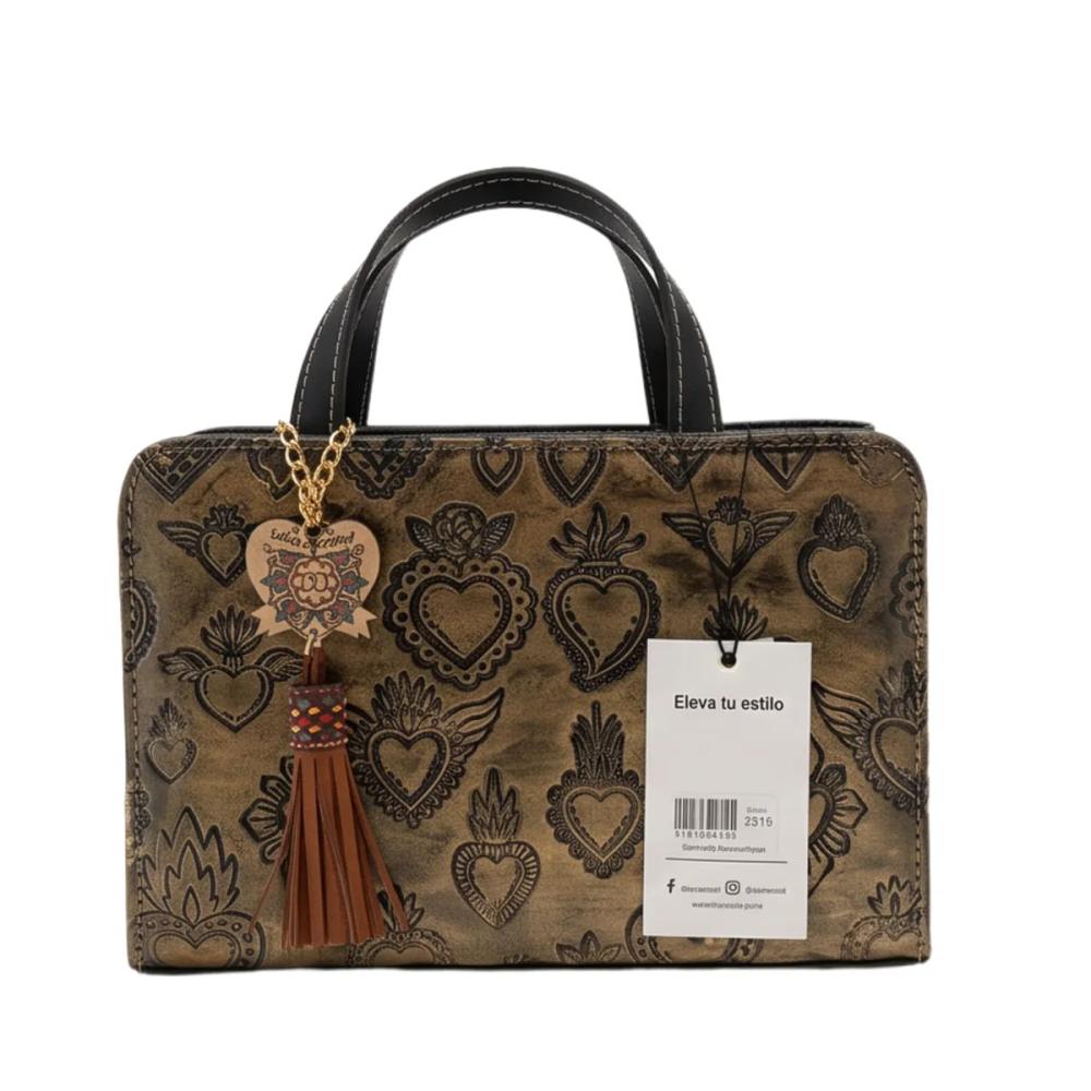 Crossbody Artesanal 1058 Negro