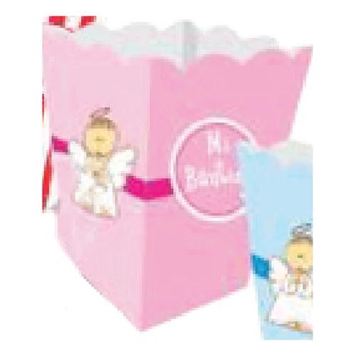 Caja palomera Rosa bautizo niña