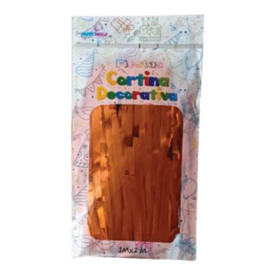 Cortina metálica de tiras Cobre