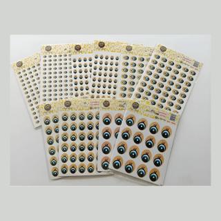 Etiquetas Calcamonias De Ojitos Varios Tamaños, 1216 Sticker