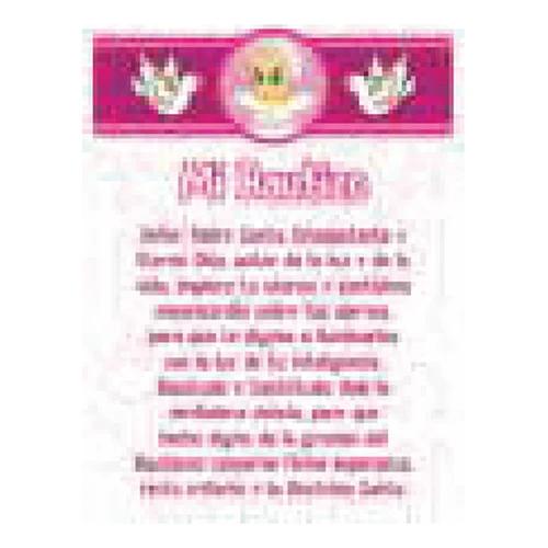 Invitación Mi Bautizo modelo 8