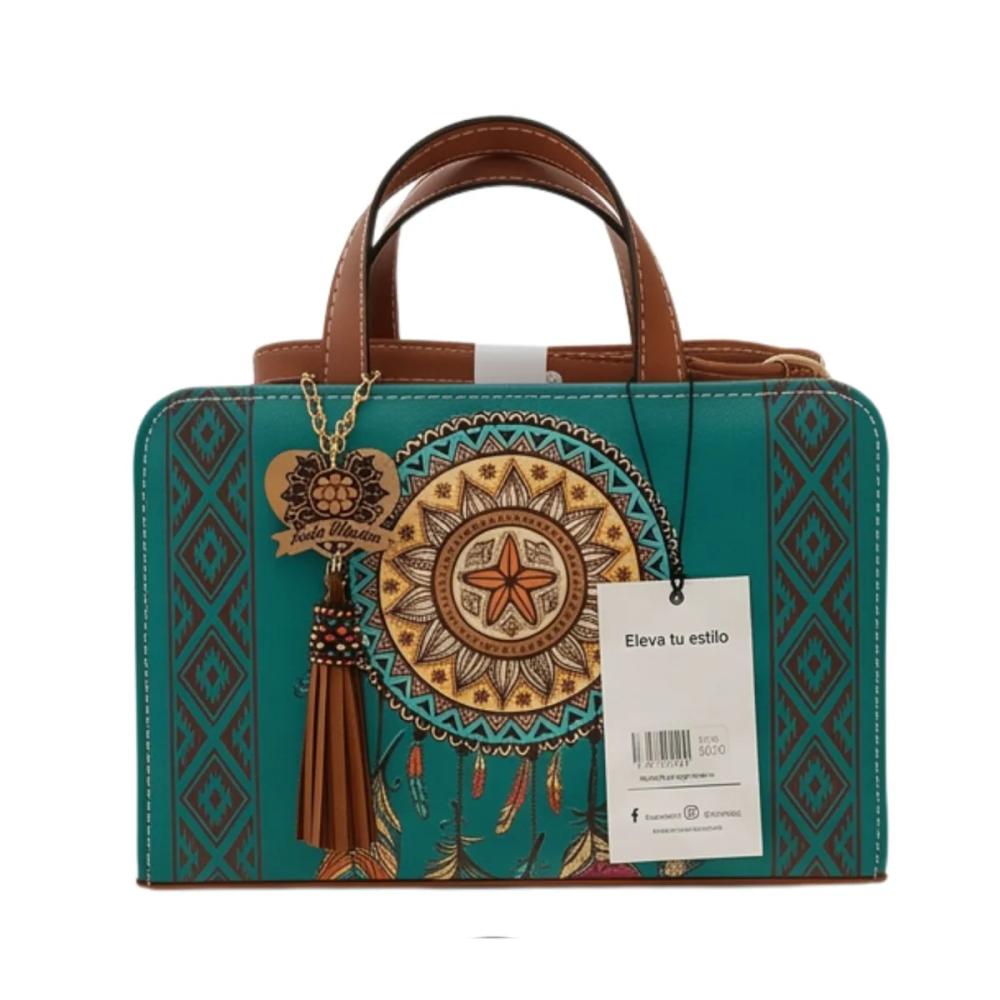 Crossbody Artesanal 1058 Esmeralda