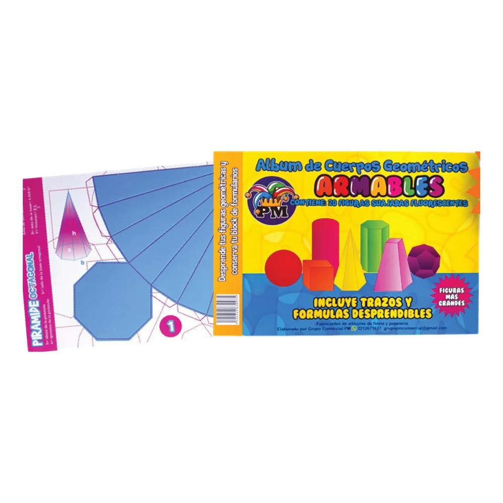 Álbum de cuerpos geométricos armables