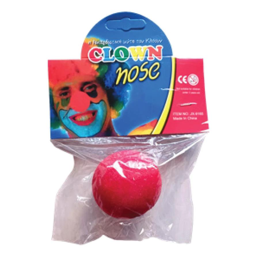 Nariz de payaso de esponja