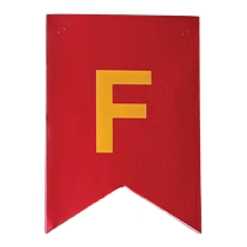 Banderín metálico Rojo