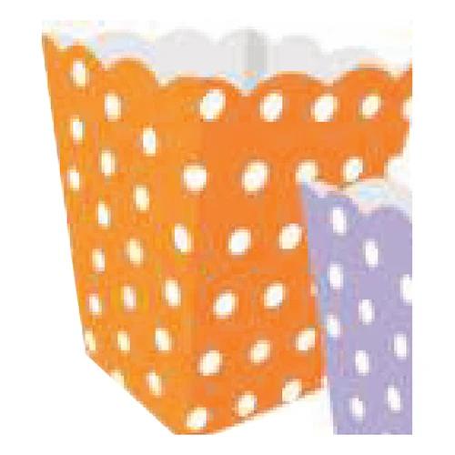 Caja palomera Naranja con lunares