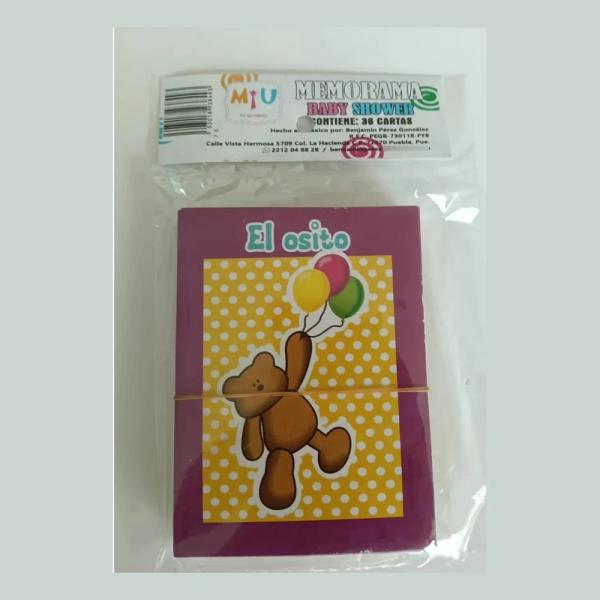 Memorama Baby Shower
