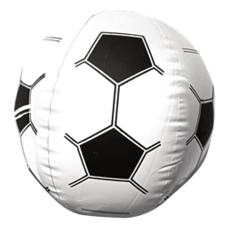 Balón de futbol inflable negro