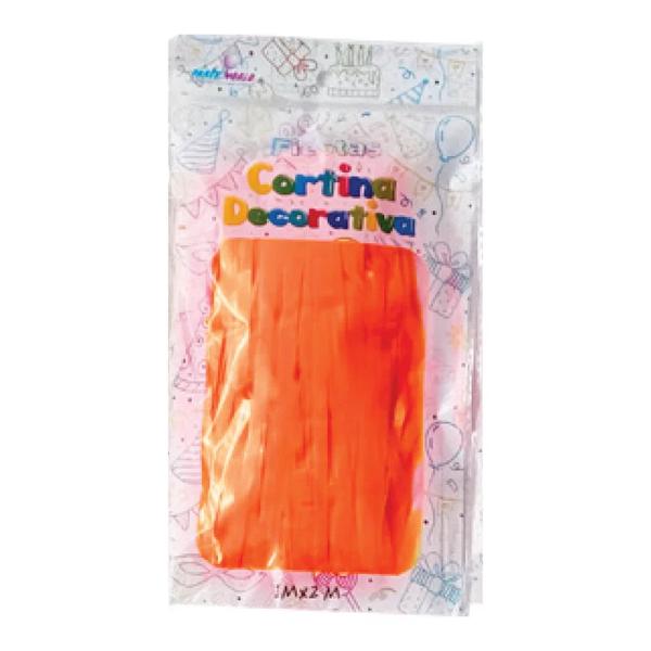 Cortina neón de tiras Naranja fuerte
