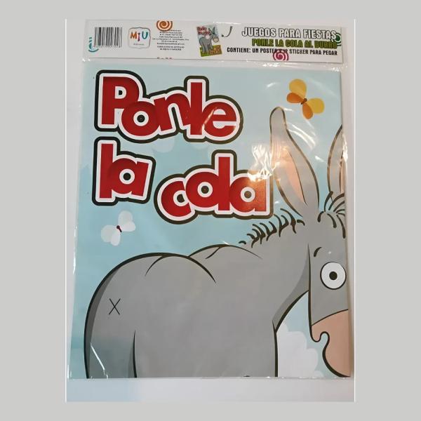 Póster Ponle la cola al burro