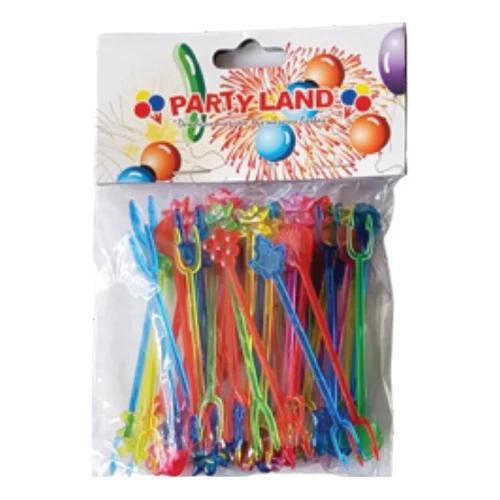 Palillos para coctel de flecha multicolor