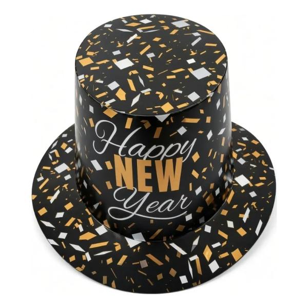 12 Sombreros De Copa Happy New Year