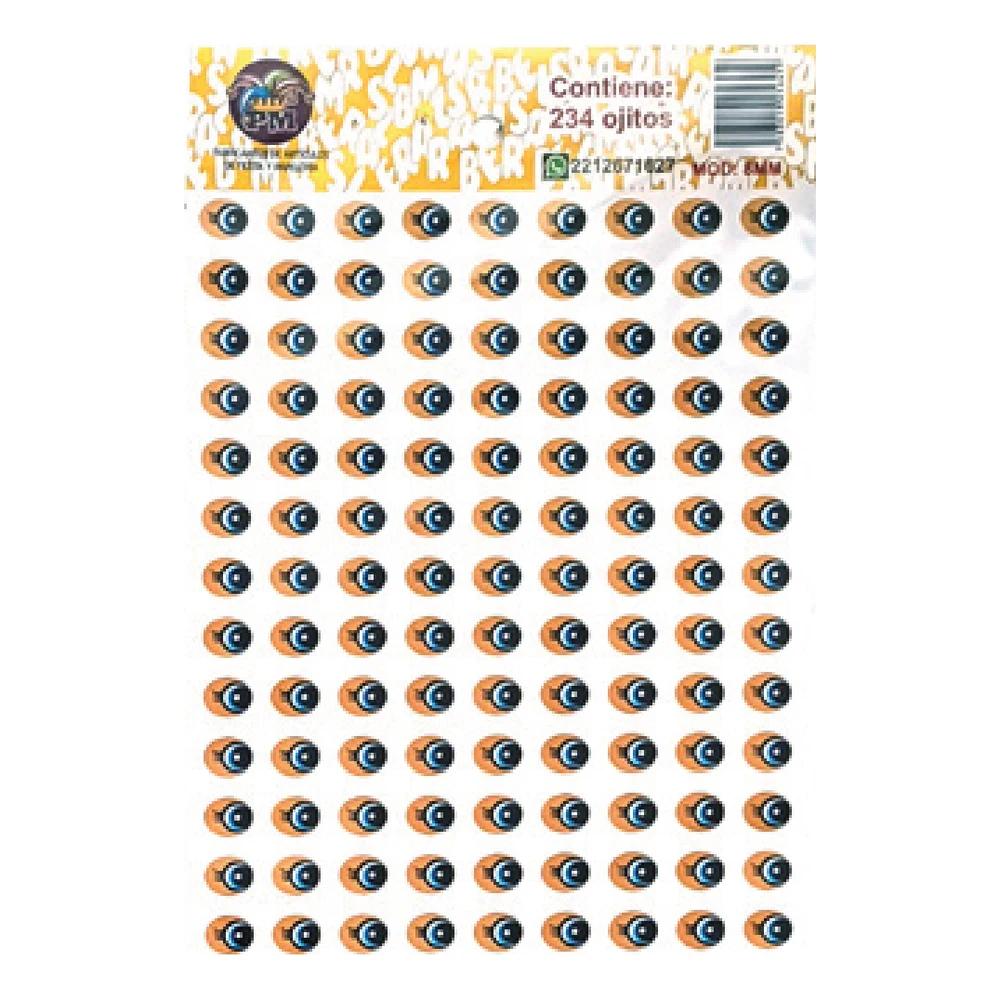 Ojitos adhesivos 8 mm (234 piezas)