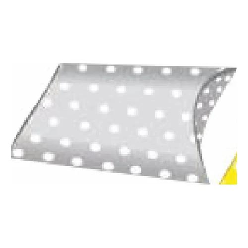 Caja almohada Gris con lunares