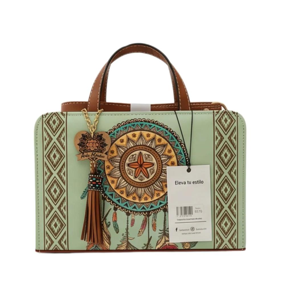 Crossbody Artesanal 1058 Pistache