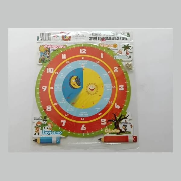 Reloj didáctico grande