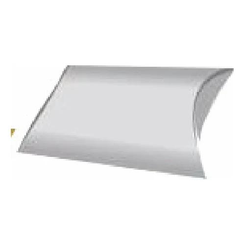 Caja almohada metálica plata