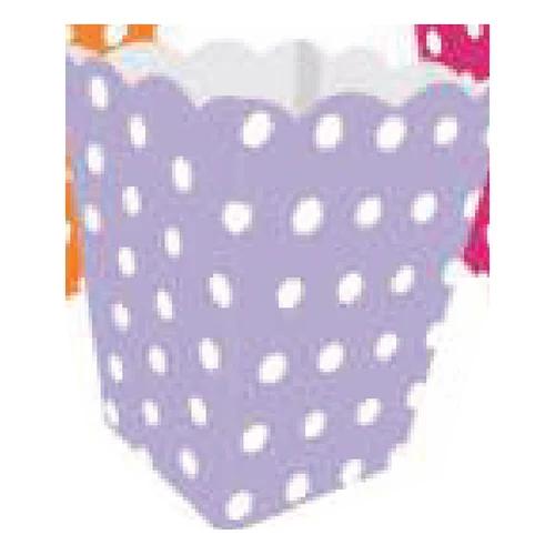 Caja palomera Lila con lunares