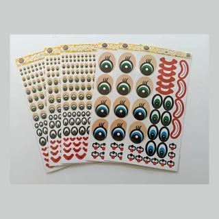 Etiquetas Calcamonias De Ojitos Y Boquitas, 680 Stickers