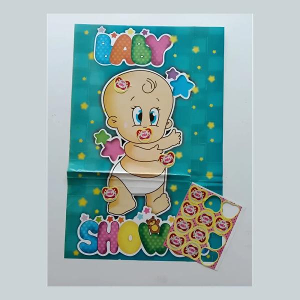 Póster Ponle el chupón al bebé niño