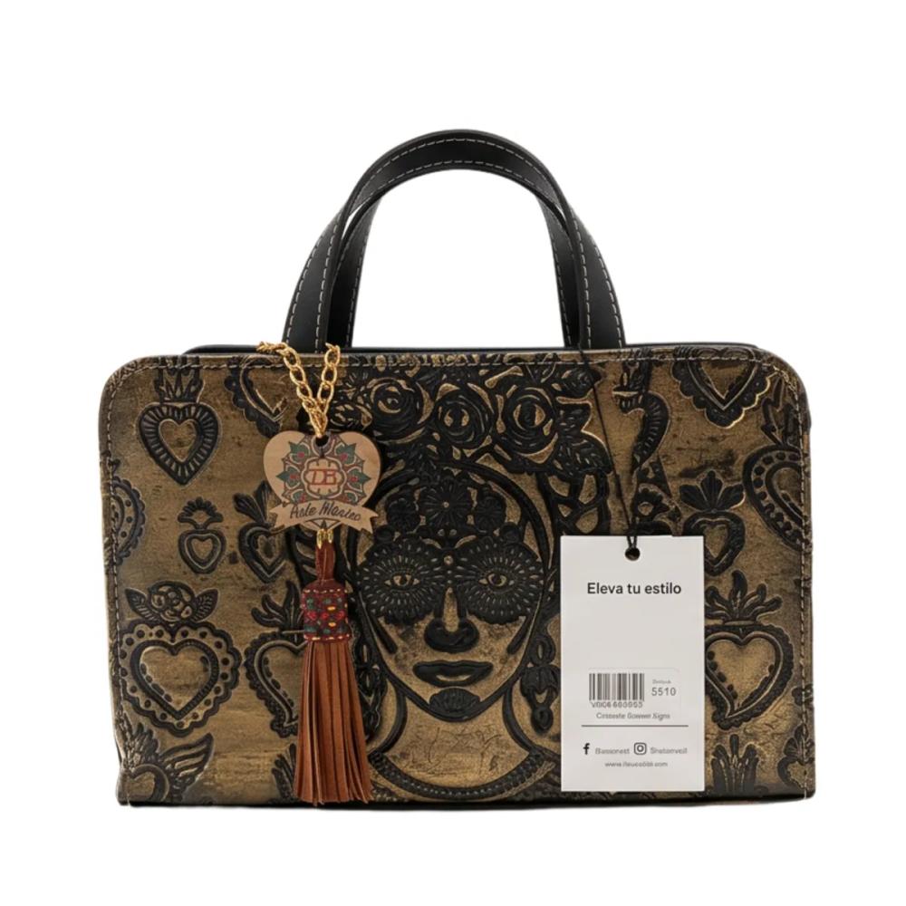 Crossbody Artesanal 1058 Negro