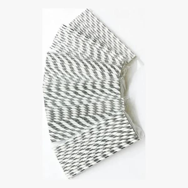 150 Popotes Biodegradables De Carton Colores En Espiral