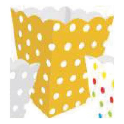 Caja palomera Mostaza con lunares