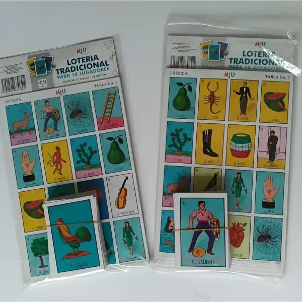 6 Loterias Tradicional 10 Tablas/45 Cartas C/u