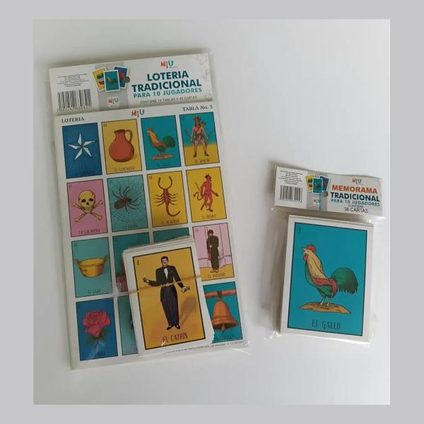Memorama Y Loteria Tradicional Juegos De Mesa 10 Tablas