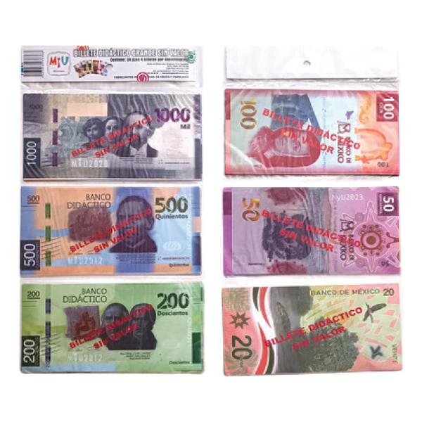 Billete didáctico grande