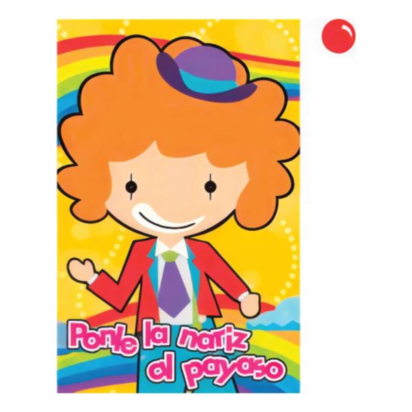 Póster Ponle la nariz al payaso